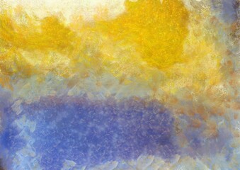Colorful gradient background with color transitions. Colorful gradient background Chalk illustration gives an impressionist style to the painting.