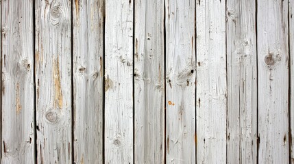 Obraz premium Rustic weathered wooden planks with white paint and natural texture