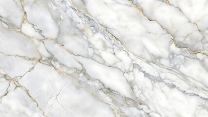 Fototapeta premium Elegant White Marble Surface with Gray Veins – Luxury Texture for Interior Design and Creative Projects