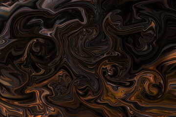 Black and white paint swirl