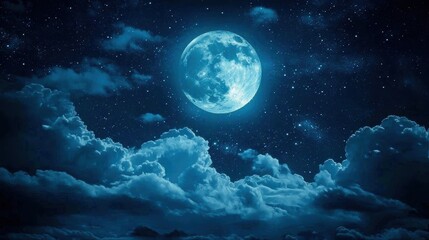 Hauntingly Beautiful Spooky Sky with Cloud Cover