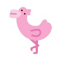 Flamingo with children style