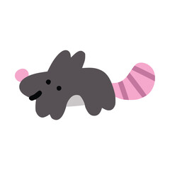 Rat with children style