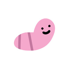 Worm with children style