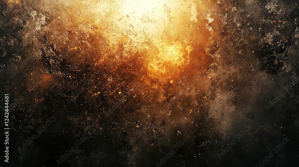 Aufkleber grunge abstract background with fiery textures and dark elements for artistic and creative projects
