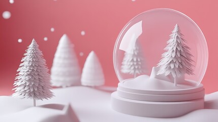  3D Snow Globe Templates and Designs for Creative Holiday and Winter Projects