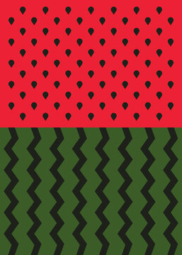 Abstract watermelon