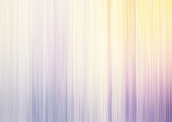 Obraz premium Wallpaper featuring vertical stripes of pale lavender blending into soft yellow skies, with glowing clouds enhancing the design with depth and tranquility.