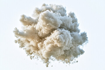 Dense Smoke cloud Isolated