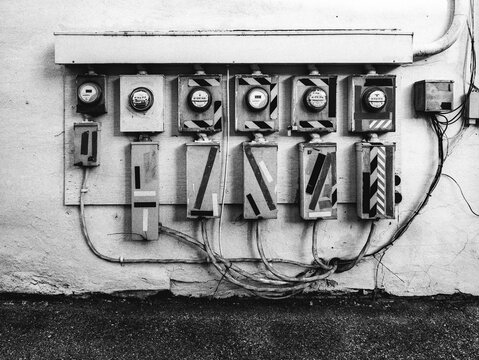 Electric Meters Row