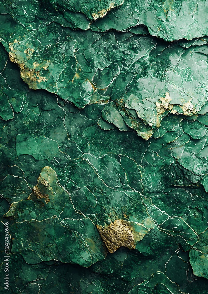 Poster enjoy the softness and irregularity of green freeform background with soft noise and grainy texture,