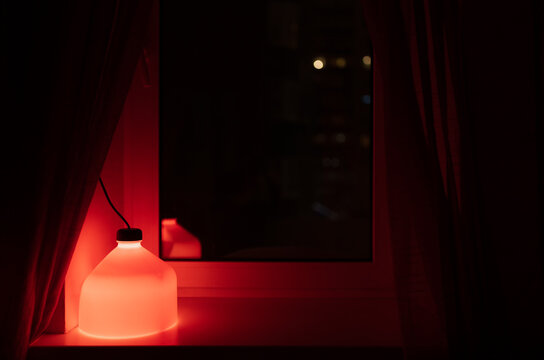 Red light at night