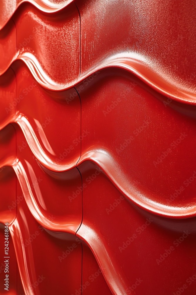 Poster experience the durability and pattern of a wide repeating plastic background, offering a sleek and m