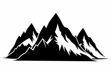 mountains  silhouette vector