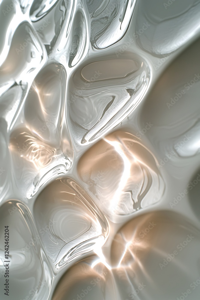 Poster experience the durability and pattern of a wide repeating plastic background, offering a sleek and m