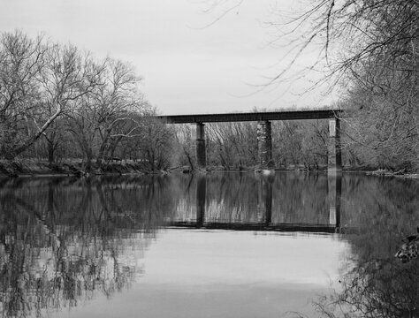 Railroad bridge over Monocacy River