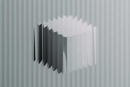 Captivating abstract patterns cast through glass reflections