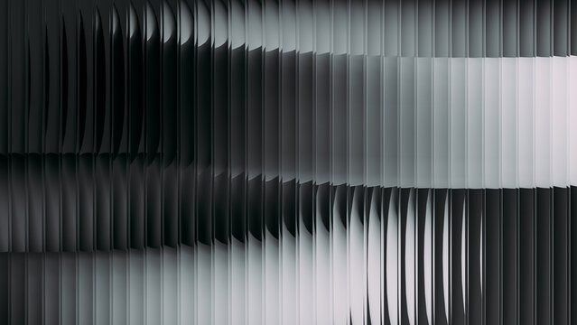 Captivating abstract patterns cast through glass reflections