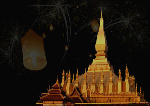 wat thad laos