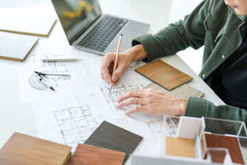 Architecture interior Asianman Creative project plan designer home and Choose interior materials ...