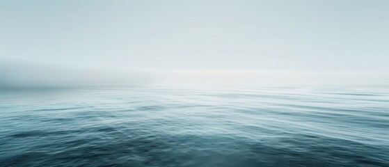 Obraz premium A serene minimalist depiction of the ocean and shoreline