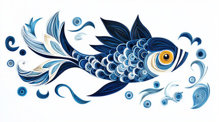 Elegant Minimalist Paper Quilling Art Highlighting Clean Lines, Subtle Tones, and Modern Simplicity