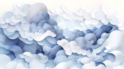 Elegant Minimalist Paper Quilling Art Highlighting Clean Lines, Subtle Tones, and Modern Simplicity