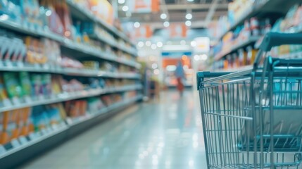 Innovative Retail Experience with Smart Carts and Customer Call Buttons