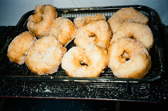 Sfinge Moroccan Israel Donuts Hanukkah Mimouna Dessert On Cooling Rack