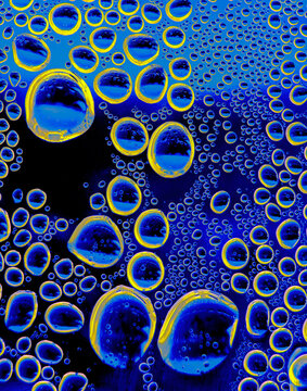 frozen water condensation inside water bottle 