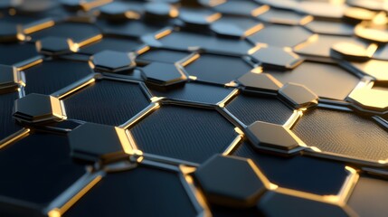 Obraz premium Futuristic graphene solar batteries combining ultra-efficient solar energy capture with fast storage