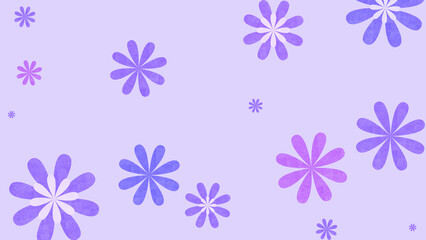 Background image of flower design (purple)
