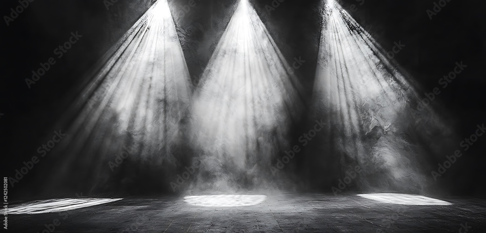 Poster illuminate your space with a black background spotlight, creating a focal point that enhances the dr