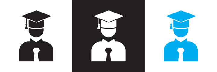 Trainee icon. Containing design trainee, professional, work, business, employee etc. isolated on white and black background. vector illustration. EPS 10