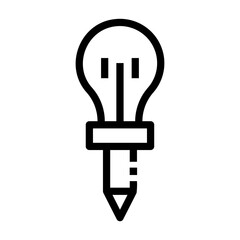 creativity Line Icon