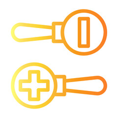 Fototapeta premium zoom Line Gradient Icon