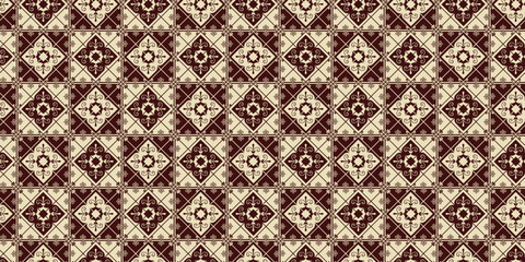 decorative seamless pattern brown and vanila color.