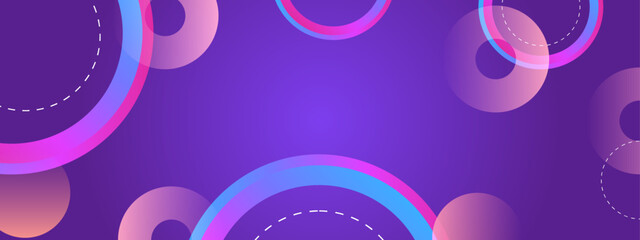 Purple gradient geometric background with abstract elements, ideal for website design, presentations, and modern illustrations