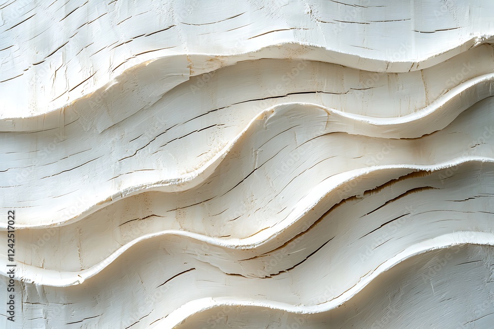 Poster minimalistic abstract background with elegant white plywood textures, creating a clean and modern lo
