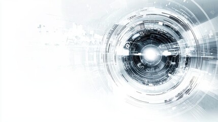 Obraz premium A high-tech communication concept illustrated with innovative design.