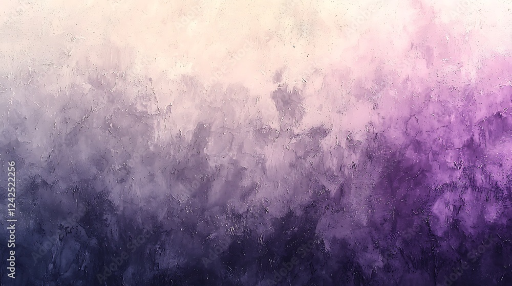 Poster navigate through the subtle hues of a beige, purple, and gray grainy gradient background, perfect fo