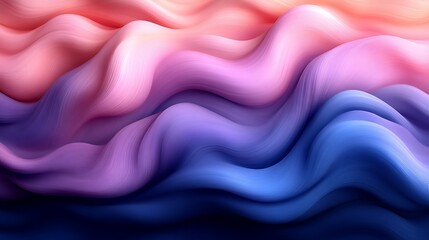 Fototapeta premium Abstract Wavy Pastel Color Gradient Background Design