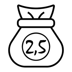zakat Line Icon