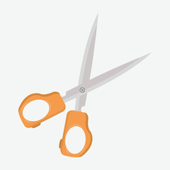 Scissors Vector Illustration Sticker. Simple scissors vector sticker, great for school, craft, and office-themed designs