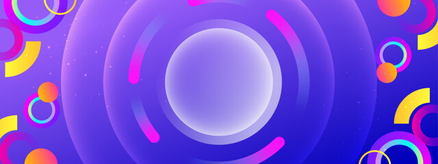 Vibrant purple gradient geometric background for creative projects, technology designs, and marketing layouts