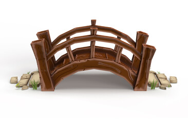 cartoon style bridge