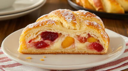 Delicious Cherry Peach Pastry