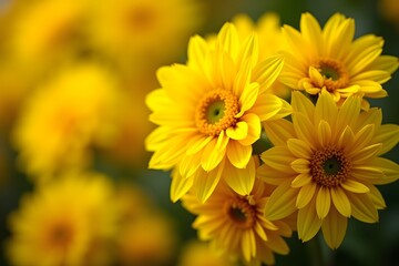 Fototapeta premium Close up of yellow flower.