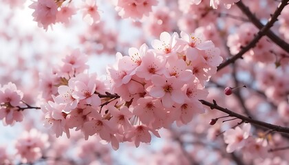 Obraz premium Cherry blossoms background