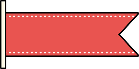 Obraz premium Cute Label Nametag Element Set
